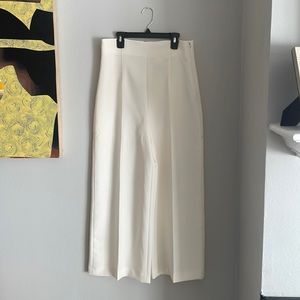 Zara cream culottes